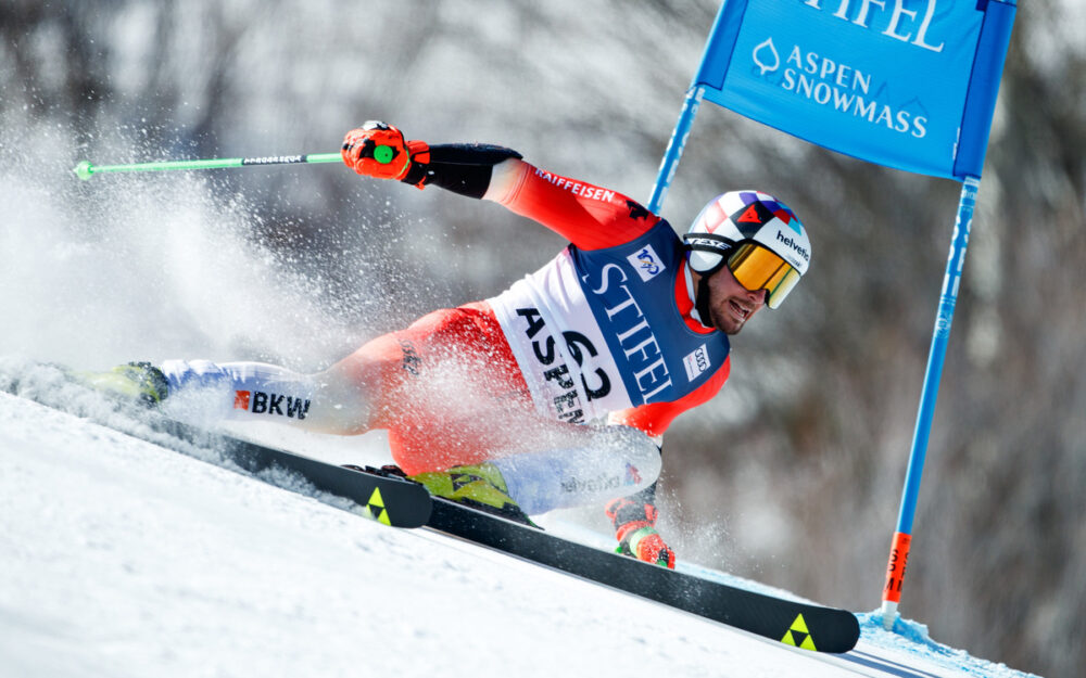 Luca Aerni kommt in Val d'Isère auch im Riesenslalom zum Einsatz. – Foto: GEPA pictures