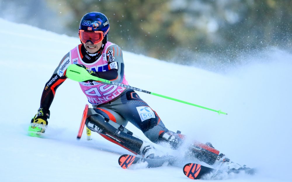 Juniorenweltmeister Alexander Steen Olsen gewinnt die Europacup-Slalomwertung 2021/22. – Foto: GEPA pictures