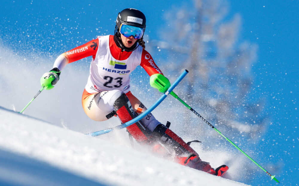 Anuk Brändli steht im Swiss-Ski-Aufgebot für den Weltcup-Slalom am Semmering. – Foto: GEPA pictures