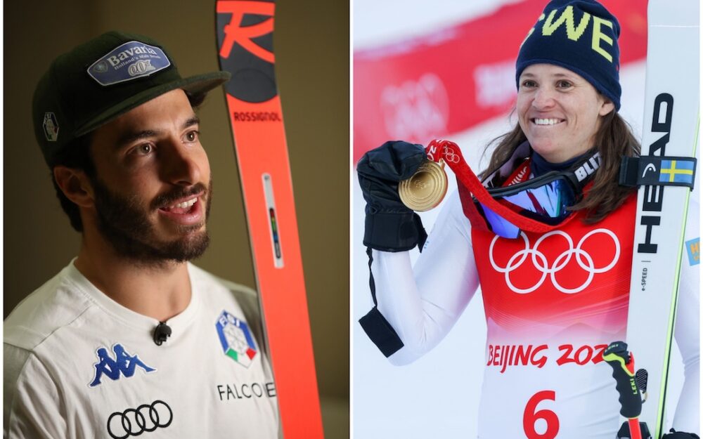 Giovanni Borsotti und Olympiasiegerin Sara Hector gewinnen die ersten Riesenslaloms von Cerro Castor. – Fotos: GEPA pictures