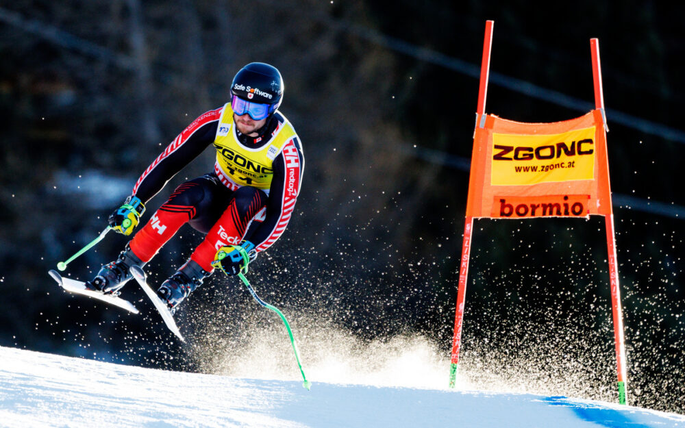 Cameron Alexander mit Bestzeit im zweiten Abfahrtstraining von Bormio. – Foto: GEPA pictures