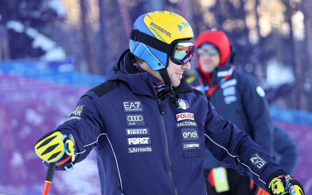 Mattia Casse war der Schnellste im ersten Training zur Weltcup-Abfahrt von Val Gardena. – Foto: GEPA pictures