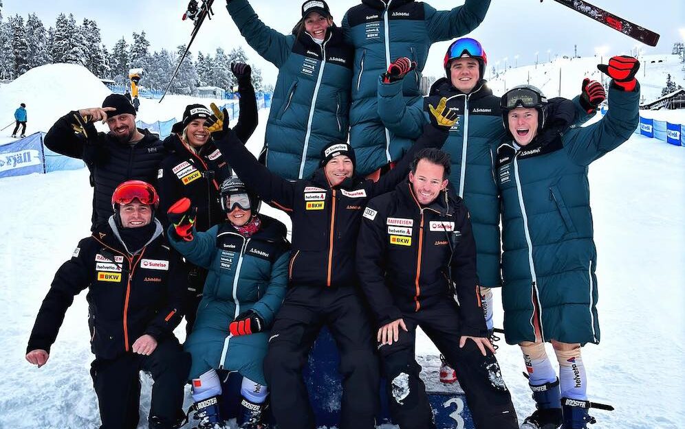Das Schweizer EC-Team in Idre. – Foto: zvg / Swiss Ski