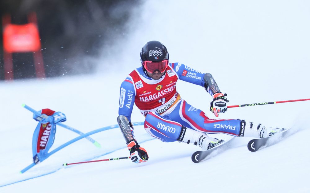 Mathieu Faivre war im 1. Lauf auf der Gran Risa der Schnellste. – Foto: GEPA pictures