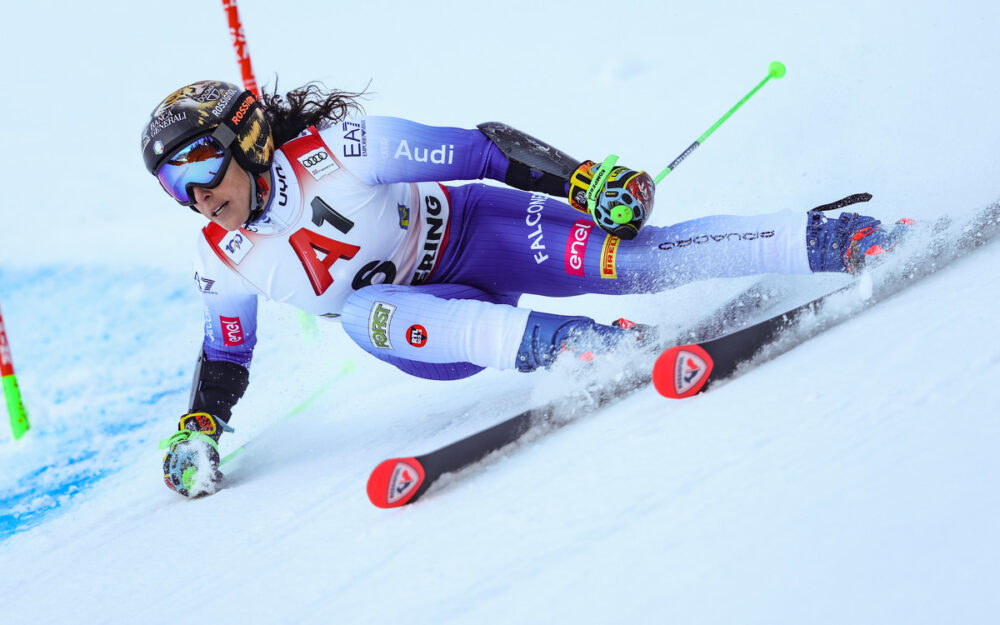 Federica Brignone gewinnt nach dem Riesenslalom von Sölden auch jenen am Semmering. – Foto: GEPA pictures