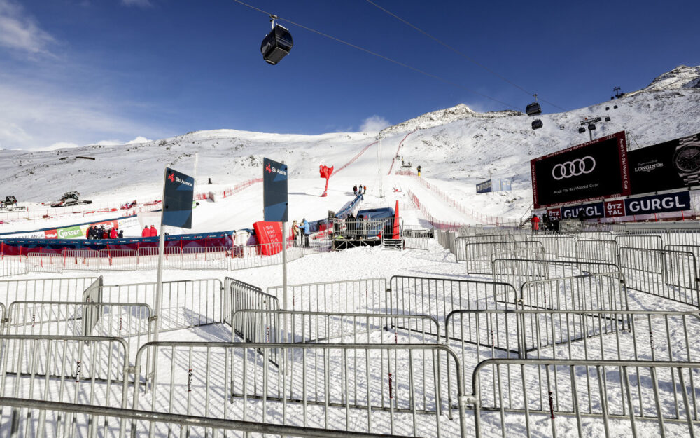 Gurgl macht sich bereit für die beiden Slalom-Rennen vom Wochenende. – Foto: GEPA pictures