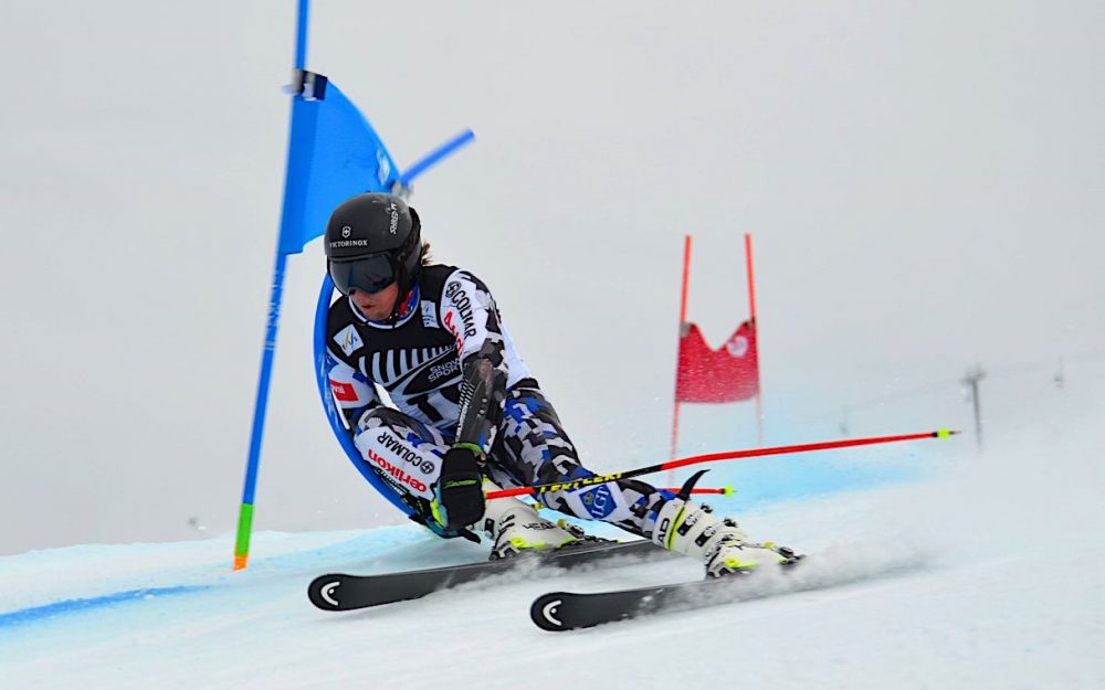 Ian Gut beim Rennen von Coronet Peak. – Foto: Anne Barwood