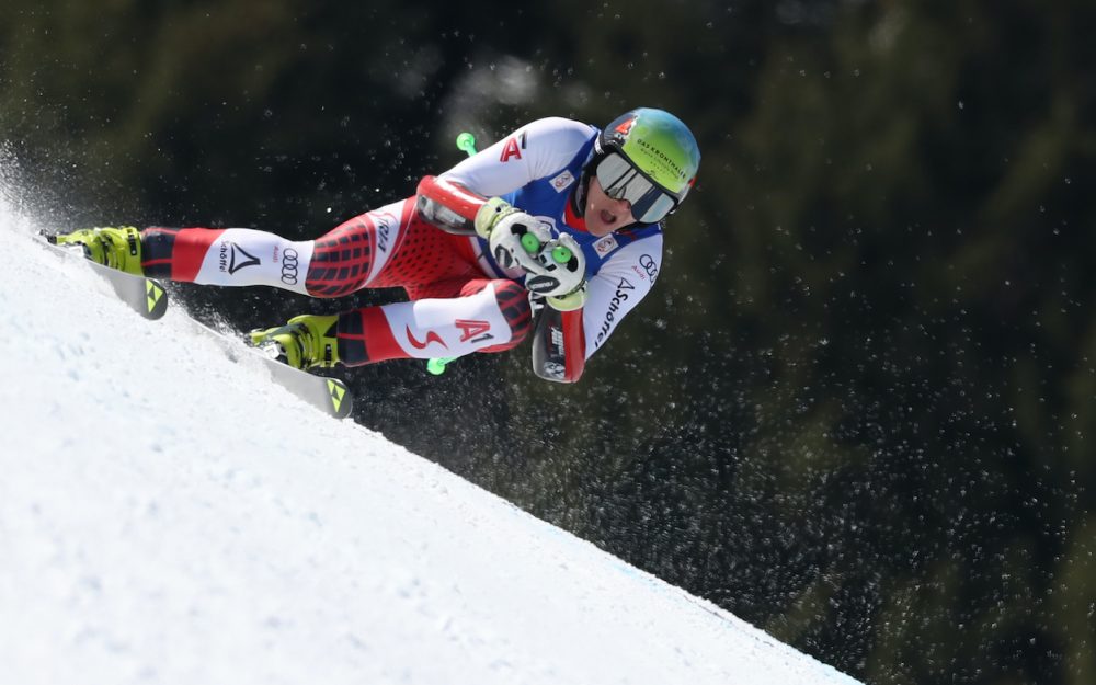 Raphael Haaser hat in Sella Nevea mit zwei Siegen und einem zweiten Platz so richtig zugeschnappt. – Foto: GEPA pictures