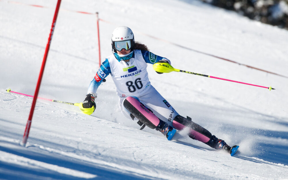 Kendahl Roufa startet in Levi zu ihrem ersten Weltcup-Rennen. – Foto: GEPA pictures