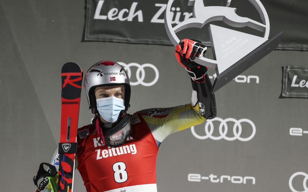 Henrik Kristoffersen wurde vor einem Jahr Zweiter des Parallel-Rennens von Lech/Zürs. – Foto: GEPA pictures