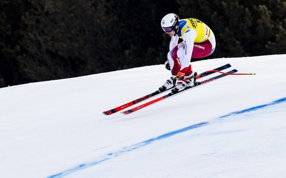 Lars Rösti sichert sich in Tarvisio einen Doppelsieg im Europacup. – Archivfoto: GEPA pictures