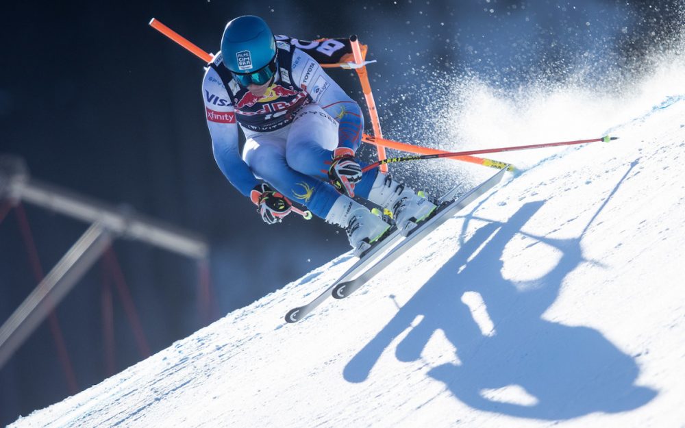 Ryan Cochran-Siegle fährt in Kvitfjelle die schnellste Zeit im Training. – Foto: GEPA pictures