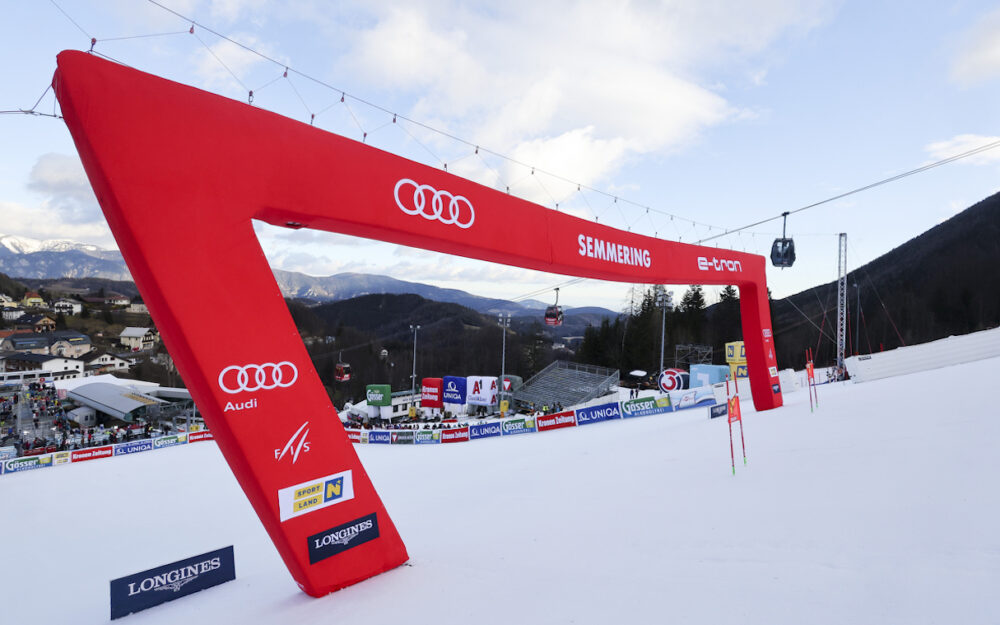 Das Zielgelände der Weltcup-Rennen am Semmering. – Foto: GEPA pictures