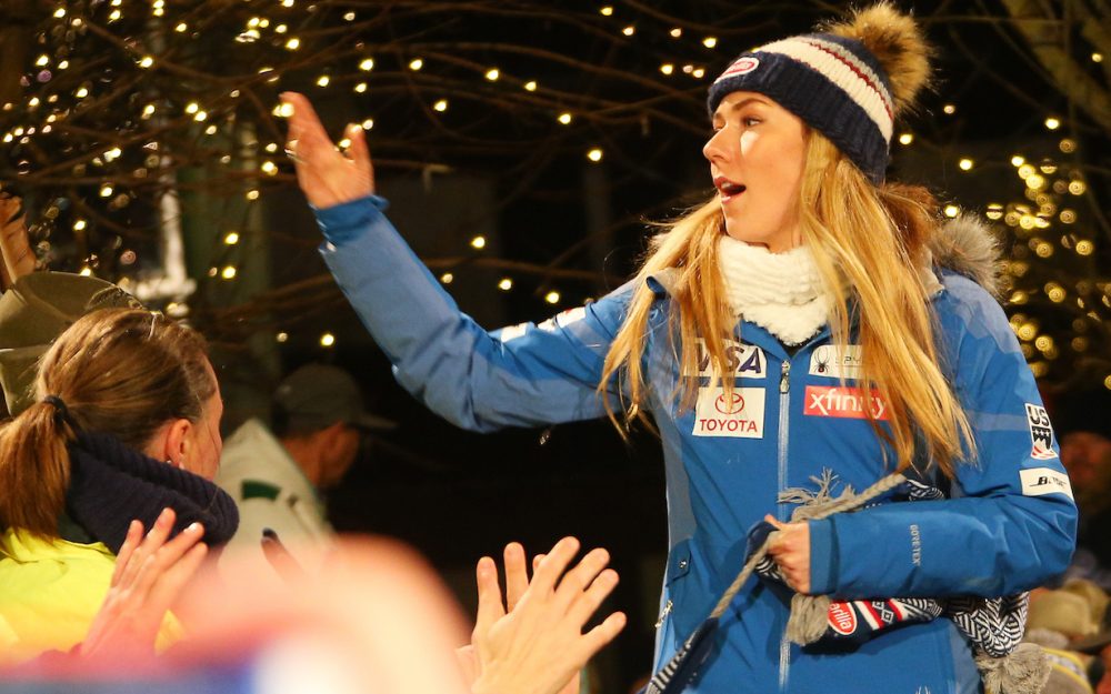 Mikaela Shiffrin, Slalom-Weltmeisterin 2013, 2015 und 2017, strebt den vierten Titel in Serie an. – Foto: GEPA pictures