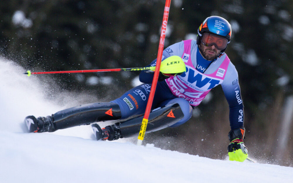 Hans Vaccari hier in Wengen bei seinem zehnten und letzten Weltcup-Rennen. – Foto: GEPA pictures