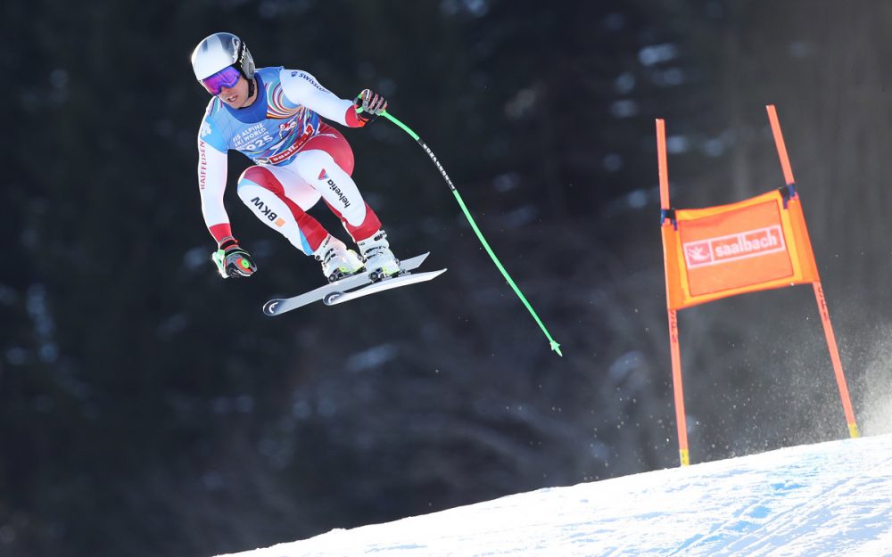 Ralph Weber gewinnt nach sechs Jahren "Pause" wieder eine Europacup-Abfahrt. – Foto: GEPA pictures